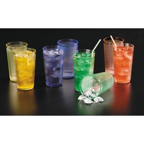 Crystalon® Tumblers In Caribbean™ Rimglow™ Colors