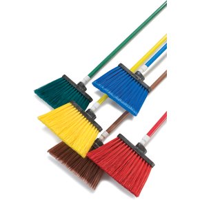 Duo-Sweep® Angle Brooms in Sparta® Spectrum® Colors