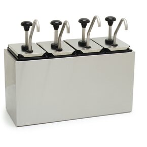 Coldmaster® Fountain Jars & Topping Rails