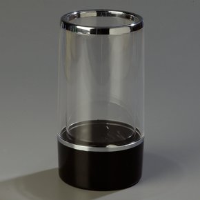 IG22403 - Acrylic Server w/Black Base  - Black