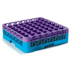 OptiClean™ 49-Compartment Color-Coded Glass Racks