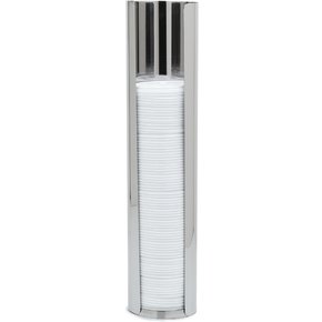 38835L - Large Hanging LId Dispenser, for lids up to 3-7/8" 4" - Stainless Steel