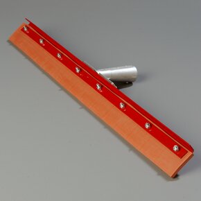 4007600 - Flo-Pac® Straight Red Gum Rubber Floor Squeegee With Heavy Duty Steel Frame 24"