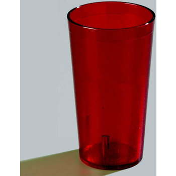 521610 - Stackable™ 16 oz Clear Stack Tumbler w/ Dr Pepper/Globe 1 Side 16 oz - Ruby
