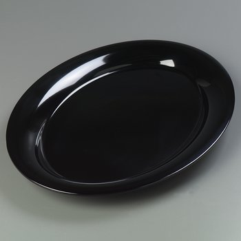4441203 - Designer Displayware™ WR Oval Platter 21" x 15" - Black