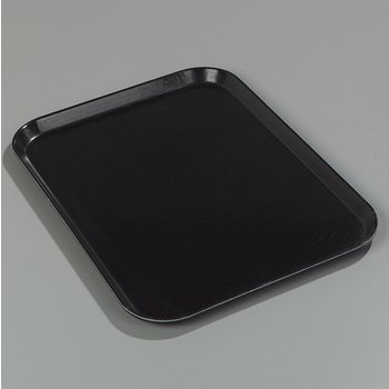 2015FG004 - Glasteel™ Solid Rectangular Tray 20-1/4", 15", 3/4" - Black