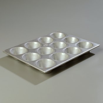 601837 - Steeluminum® 12 Cup Extra Large Cup Cupcake Pan 6 oz