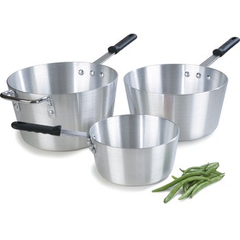 Tapered Aluminum Sauce Pans