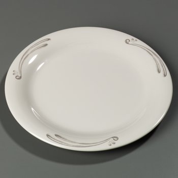 43005909 - Durus® Narrow Rim Dinner Plate 9" - Versailles on Bone