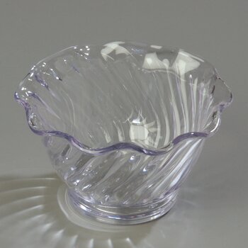 453007 - Tulip Dessert Dish 5 oz - Clear