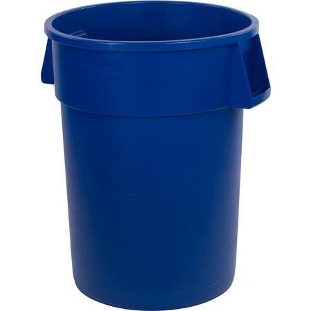 34104414 - Bronco™ Round Waste Bin Trash Container 44 Gallon - Blue