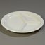 3300003 - Sierrus™ 3-Compartment Plate 10-1/2" - Black