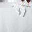 535890RH010 - Perennial Classics Polyspun Hemmed Tablecloth 90" - White