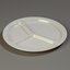 KL10225 - Kingline™ 3-Compartment Plate 10-1/16" / 3/4" - Tan