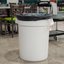 34103202 - Bronco™ Round Waste Bin Trash Container 32 Gallon - White