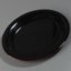 Alternate Image of 43083406 - Mosaic™ Durus® Oval Platter 12" x 9" - Black-Terra Cotta