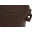 34104401 - Bronco™ Round Waste Bin Trash Container 44 Gallon - Brown