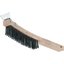 36155500 - Flo-Pac® Curved Handle Wire Brush w/Scraper 13-3/4" - wire bristle