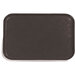 1814FG004 - Glasteel™ Solid Rectangular Tray 18", 14", 3/4" - Black