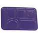 4398050 - Left-Hand Heavy Weight 6-Compartment Tray - Dark Blue