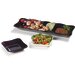 793203 - Scalloped Platter 18" x 7" - Black