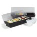 CH0303 - Caddy w/6 ea Pint Containers, Black 19-3/4", 6-1/4", 3-3/4" - Black