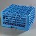 RW30-314 - OptiClean™ NeWave™ 30-Compartment Glass Rack w/4 Extenders  - Carlisle Blue