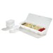 SS10502 - Caddy w/5 ea 1-1/4 Pint Containers/Lids 19-3/4", 7-1/4", 4-1/4" - White