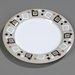 43025919 - Durus® Wide Rim Decorated Dinner Plate 12" - Modern Squares