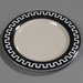 43025920 - Durus® Wide Rim Decorated Dinner Plate 12" - Himalayan