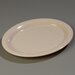 4308071 - Durus® Oval Platter 13-7/16", 10-1/2", 31/32" - Sand