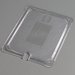 10237U07 - TopNotch® Universal Flat Notched Lid 12-3/4" x 10-3/8" - Clear