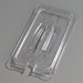 10271U07 - TopNotch® Universal Handled Notched Lid 12-3/4" x 7" - Clear