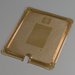 10437U13 - TopNotch® Universal Flat Notched Lid 12-3/4" x 10-3/8" - Amber