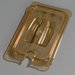 10471U13 - TopNotch® Universal Handled Notched Lid 12-3/4" x 7" - Amber