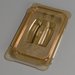 10490U13 - TopNotch® Universal Handled Lid 10-1/4" x 6-3/8" - Amber