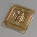 10510U13 - TopNotch® Universal Handled Lid 6-3/4" x 6-3/8" - Amber