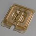 10511U13 - TopNotch® Universal Handled Notched Lid 6-3/4" x 6-3/8" - Amber