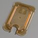 10537U13 - TopNotch® Universal Flat Notched Lid 6-3/4" x 4-1/4" - Amber