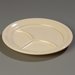 4351425 - Dallas Ware® 3-Compartment Plate 9-3/4" - Tan