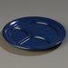 4351435 - Dallas Ware® 3-Compartment Plate 9-3/4" - Café Blue