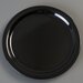 KL20003 - Kingline™ Dinner Plate 8-29/32" / 25/32" - Black