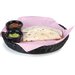 655403 - Woven Baskets Medium Round Basket 11" - Black