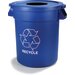 341020REC14 - Bronco™ Recycle Waste Container 20 gal - Blue