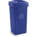 343523REC14 - Centurian™ Tall Square Recycle Container 23 Gallon - Blue