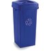 343523REC14 - Centurian™ Tall Square Recycle Container 23 Gallon - Blue