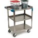 UC3031524 - 3 Shelf Stainless Steel Utility Cart, 300 Lbs. Capacity 32"L x 20"W - Stainless Steel