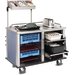 DXDSTSC - Perfect . Serv II® Support Cart, Includes Overhead Shelf, 4 Pair of Fixed Slides, 2 Pair of Roller Slides