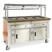 DXDHF4 - Dinexpress® Hot Food Counter-4 Well 63" L x 30" D x 36" H - Stainless Steel