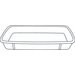 DX4T802 - Cite® Rectangular Entree Dish Reusable 12 oz - White